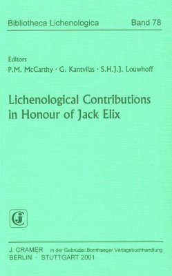 Lichenological Contributions in Honour of Jack Elix