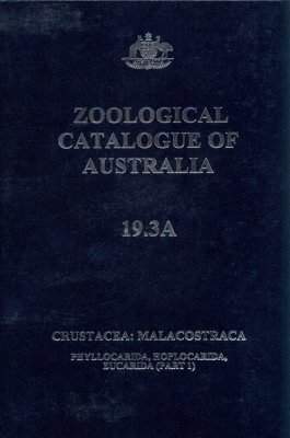 Zoological Catalogue of Australia, Volume 19.3A