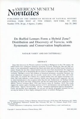 Do Ruffed Lemurs Form a Hybrid Zone?