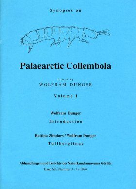 Synopses on Palaearctic Collembola, Volume 1: Tullbergiinae