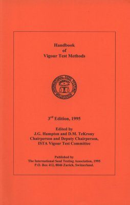 Handbook of Vigour Test Methods