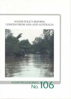 Water Policy Reform: Lessons from Asia and Australis