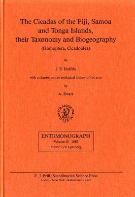 The Cicadas of the Fiji, Samoa and Tonga Islands, their Taxonomy and Biogeography