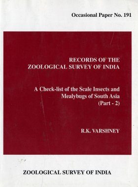 A Check List of the Scale Insects and Mealybugs of South Asia, Part 2