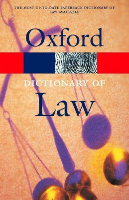 Oxford Dictionary of Law