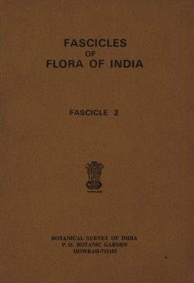 Fascicles of Flora of India, Fascicle 2