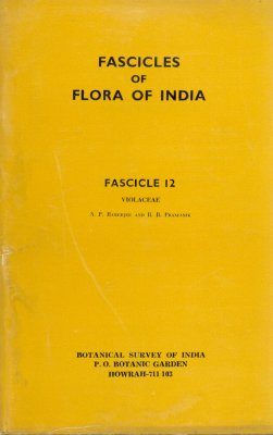 Fascicles of Flora of India, Fascicle 12