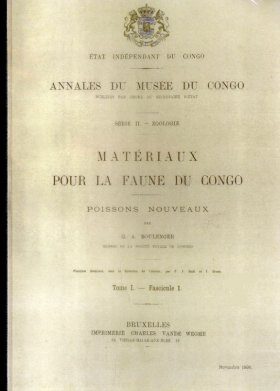Materiaux Pour La Faune du Congo: Poissons Nouveaux