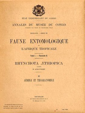 Faune Entomologique de L'Afrique Tropicale Tome I. - Fascicule II