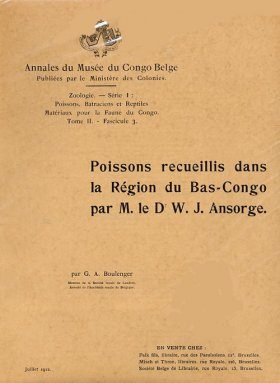 Poissons Recueillis dans la Région du Bas-Congo par M.le Dr W.J. Ansorge