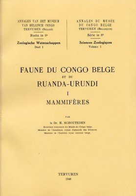 Faune du Congo Belge et du Ruanda-Urundi, I. Mammifères