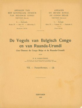 De Vogels van Belgisch Congo en van Ruanda-Urundi (Les oiseaux du Congo Belge et du Ruanda-Urundi): VII: Passiformes (2)