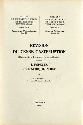 Révision du Genre Gasteruption (Hymenoptera Evanoidea Gasteruptionidae)