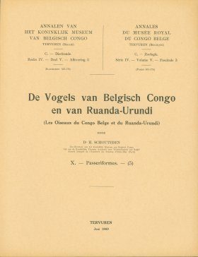De Vogels van Belgisch Congo en van Ruanda-Urundi (Les Oiseaux du Congo Belge et du Ruanda-Urundi): X: Passiferiformes (5)