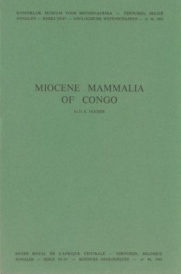 Miocene Mammalia of Congo
