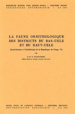 La Faune Ornithologique des Districts du Bas-Uele et du Haut-Uele et du Haut-Uele