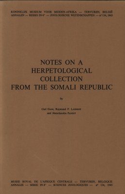 Notes on a Herpetological collection from the Somali Republic