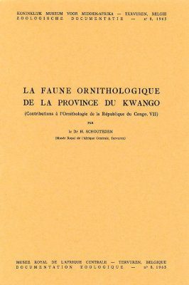 La Faune Ornithologique de la Province du Kwango