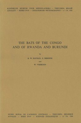 The Bats of the Congo and of Rwanda and Burundi