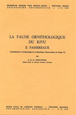 La Faune Ornithologique du Kivu, (II) Passereaux