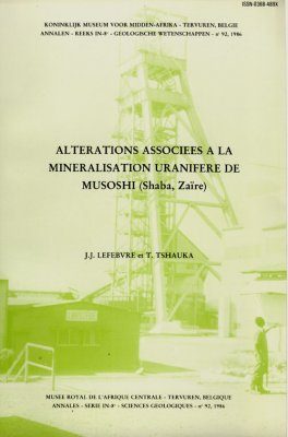Altérations Associées à la Minéralisation Uranifère de Musoshi (Shaba, Zaïre)