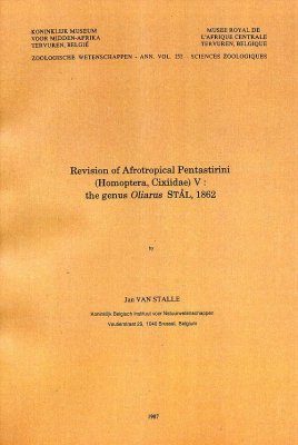 Revision of Afrotropical Pentastirini (Homoptera, Cixiidae) V: The Genus Oliarus STAL, 1862