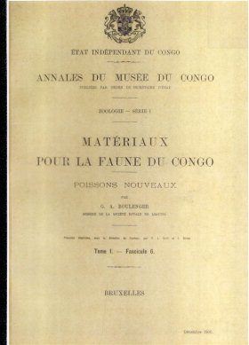 Materiaux Pour La Faune Du Congo: Poissons Nouveaux