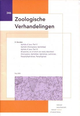 Aphids of Java: Part V: Aphidini (Homoptera: Aphididae) & Part VI: 60 Species, Six of Which are Newly Described (Homoptera: Aphididae: Aphidinae, Lachninae, Neophyllaphidinae, Pemphiginae)