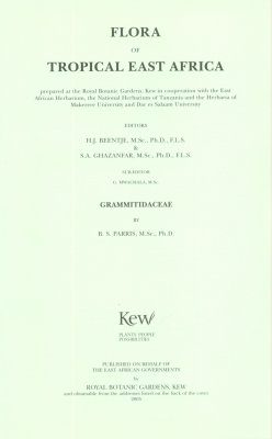 Flora of Tropical East Africa: Grammitidaceae