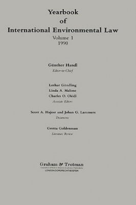 Yearbook of International Environmental Law, Volume 1, 1990