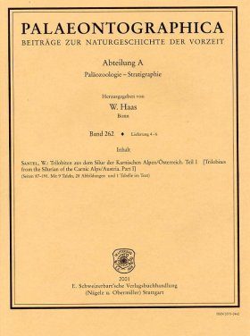 Palaeontographica Abteilung A, Band 262 Lieferung 4-6