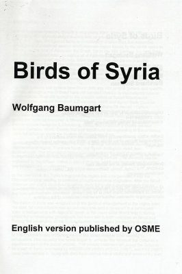 Birds of Syria