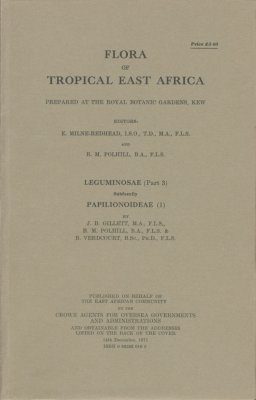 Flora of Tropical East Africa: Leguminosae, Part 3