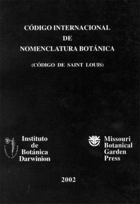 Codigo Internacional de Nomenclatura Botanica (Codigo de Saint Louis)