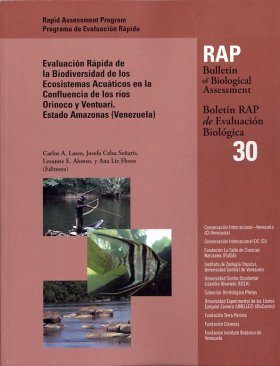 Evaluacion Rapida de la Biodiversidad de los Ecosystemas Acuaticos en la Confluencia de los rios Orinoco y Ventuari, Estado Amazonas (Venezuela)