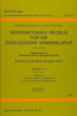 Internationale Regeln für die Zoologische Nomenklatur