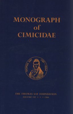 Monograph of Cimicidae (Hemiptera-Heteroptera)