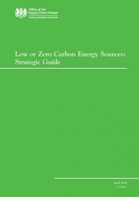 Low or Zero Carbon Energy Sources