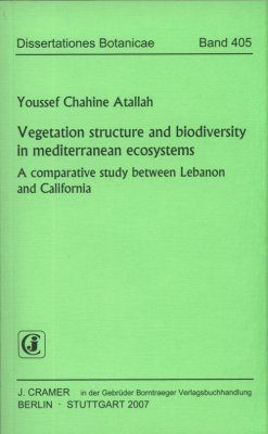 Vegetation Structure and Biodiversity in Mediterranean Ecosystems