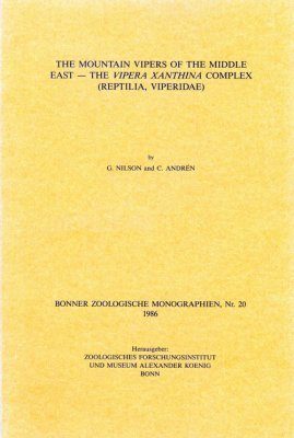 The Mountain Vipers of the Middle East: The Vipera Xanthina Complex