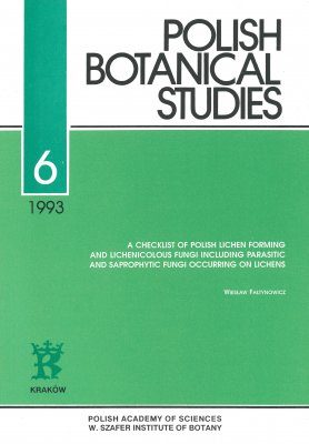 A Checklist of Polish Lichen Forming and Lichenicolous Fungi Including Parasitic and Saprophytic Fungi Occurring on Lichens
