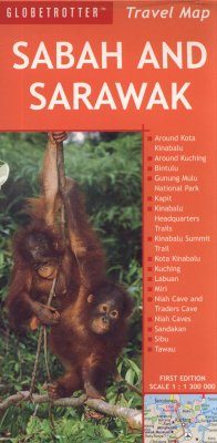 Globetrotter Travel Map: Sabah and Sarawak