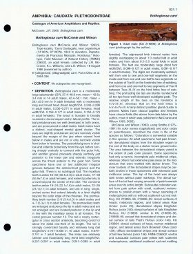 Catalogue of American Amphibians and Reptiles: Numbers 821-840