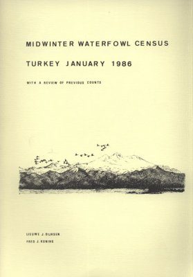 Midwinter Waterfowl Census Turkey January 1986