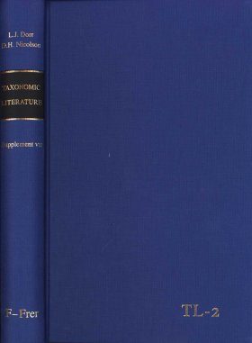 Taxonomic Literature: Supplement VII (Authors F-Frer)
