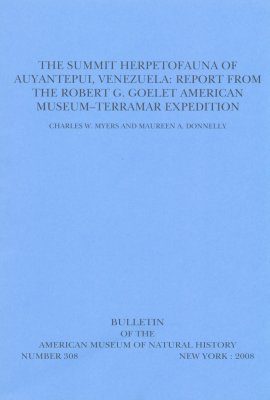 The Summit Herpetofauna of Auyantepui, Venezuela