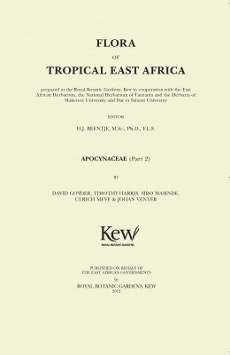Flora of Tropical East Africa: Apocynaceae, Part 2