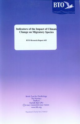 Indicators of the Impact of Climate Change on Migratory Species