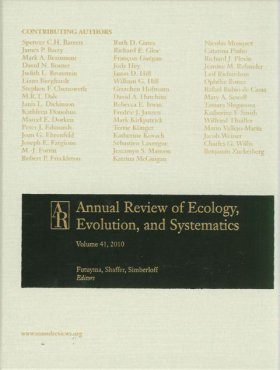 Annual Review of Ecology, Evolution, and Systematics, Volume 41