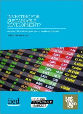 Investing for Sustainable Development?